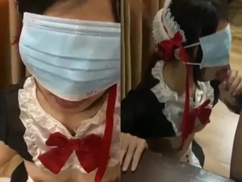 Cô bạn gái việt dâm cosplay nô lệ tình dục liếm mút con dương vật điêu luyện